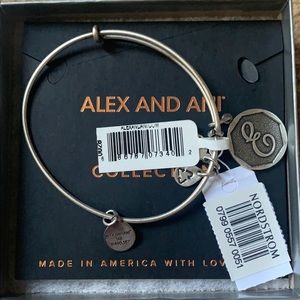 “E” Alex and Ani Bracelet